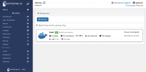 docker ui